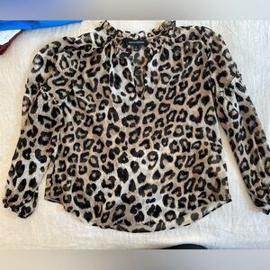Banana Republic Leopard Print Blouse